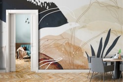 Abstract nature wallpaper modern design
