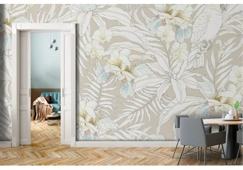 Tropical Nature Leaves Wallpaper 2