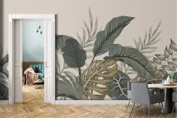 Tropical leaves nature wallpaper