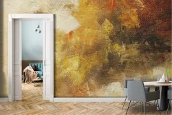 Wallpaper concrete surface abstract orange decoration