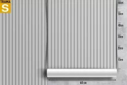 Grey striped wallpaper vintage decoration.