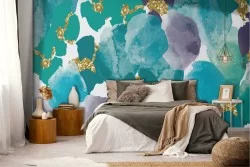 Carta da Parati Astratta Fiori Luxury Natura