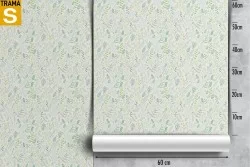 Wallpaper stylized leaves green nature pattern.