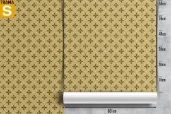 Vintage geometric circles wallpaper decoration.