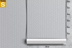 Modern geometric gray wallpaper decoration.