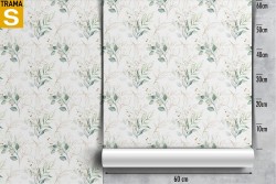 Carta da Parati piante foglie natura pattern.