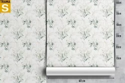 Carta da Parati piante foglie natura pattern.