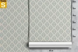 Vintage damask wallpaper decoration.