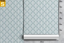 Damask pattern vintage wallpaper.