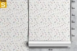 Carta da Parati fiori natura pattern.