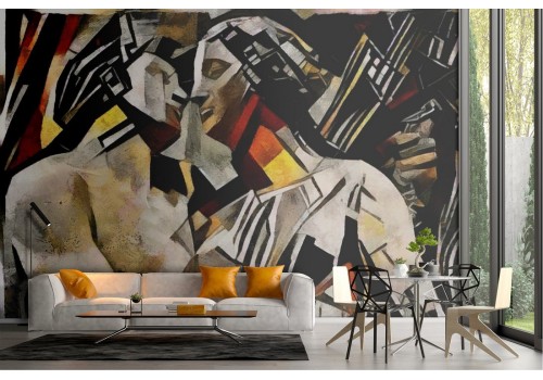 Carta da Parati moderna statue astratte 2