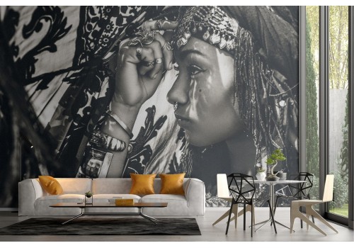 Carta da Parati fotografia donna indiana