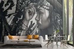 Indian woman photography wallpaper