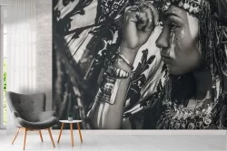 Indian woman photography wallpaper