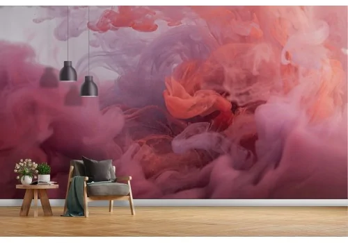 Carta da Parati moderna colore astratto rosa 2