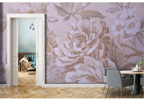 Wallpaper flowers white roses nature vintage effect