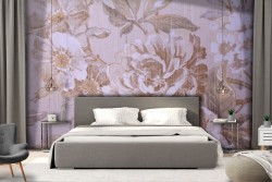 Carta da Parati Fiori Natura Vintage