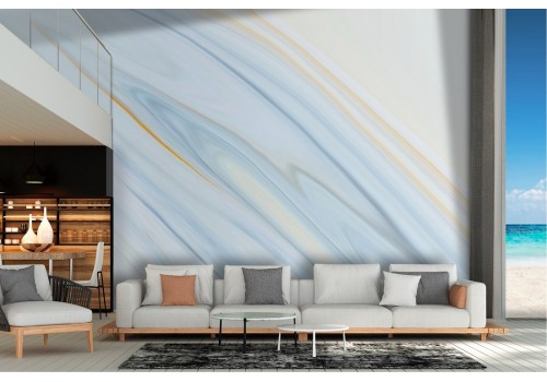 Blue and white marble surface wallpaper