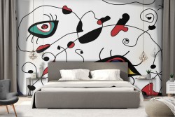 Abstract Wallpaper Paintings and Modern Watercolors Stripes and Waves
