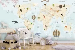 Wallpaper Airplanes Rockets Hot Air Balloons Maps