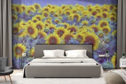 Wallpaper Paintings and Watercolors Leaves and Flowers Nature Meadows and Hills