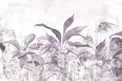 Carta da Parati Design e Stili Flora e Fauna Natura Tropicale Foglie