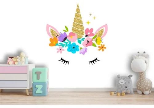 Carta da Parati unicorno stilizzato bambini 2