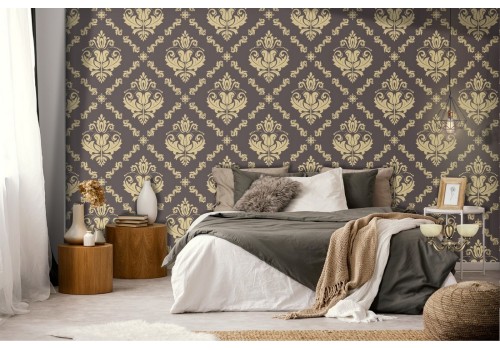 Vintage damask wallpaper pattern.