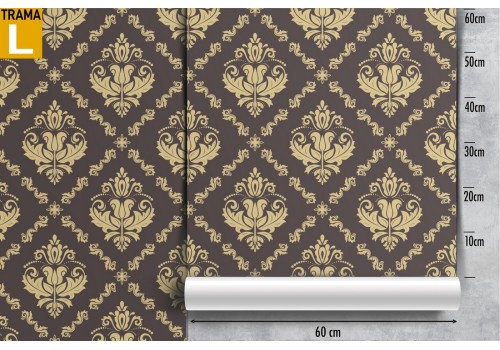 Vintage damask wallpaper pattern. 2