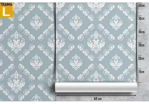 Damask vintage geometric wallpaper decoration. 2