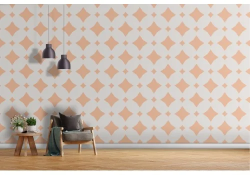 Geometric pattern modern wallpaper decoration.