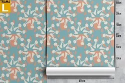 Geometric decoration vintage pattern wallpaper.