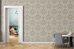 Vintage damask wallpaper decoration.