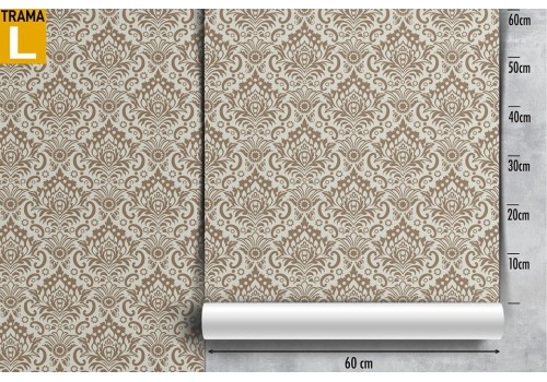 Vintage damask wallpaper decoration. 2