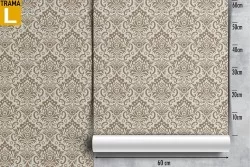 Vintage damask wallpaper decoration.