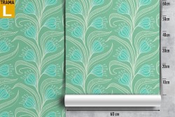 Abstract flowers nature modern design wallpaper.