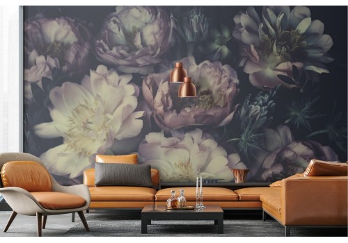 Vintage nature composition flower wallpaper 2