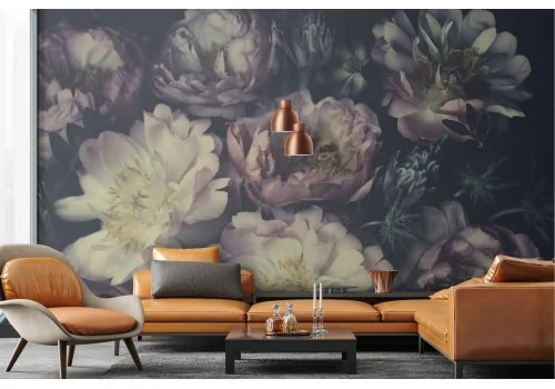 Vintage nature composition flower wallpaper 2