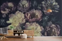 Carta da Parati Fiori Natura Vintage