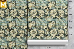 Modern Tropical Nature Leaves Wallpaper