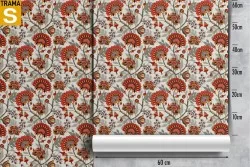 Carta da Parati Design e Stili Flora e Fauna Fiori Natura Vintage