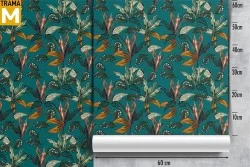 Vintage Nature Leaves Wallpaper