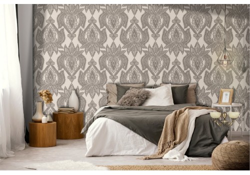 Vintage damask wallpaper pattern.
