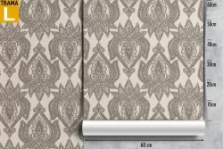 Vintage damask wallpaper pattern.