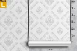 Vintage damask wallpaper pattern.