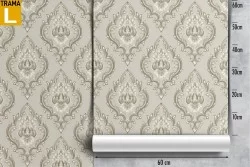 Vintage damask wallpaper pattern.