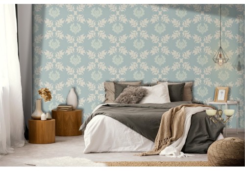 Vintage damask wallpaper pattern.