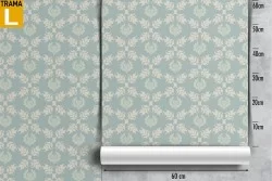 Vintage damask wallpaper pattern.