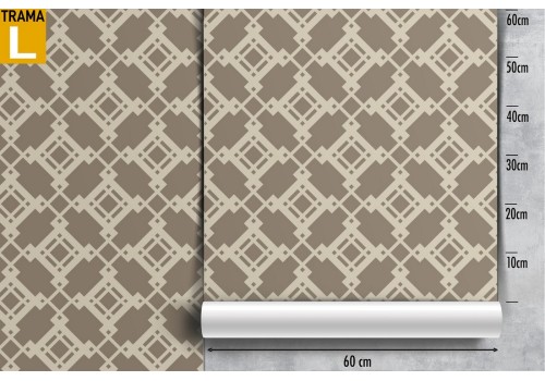 Damask vintage geometric wallpaper decoration. 2
