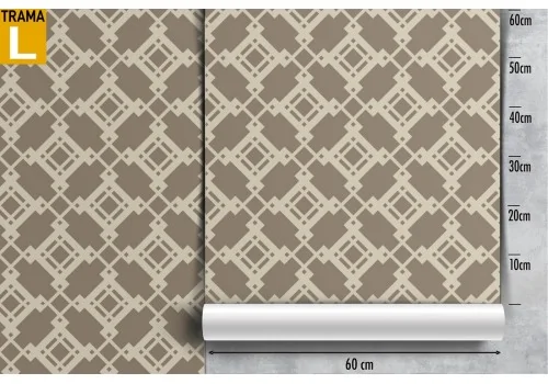 Damask vintage geometric wallpaper decoration. 2
